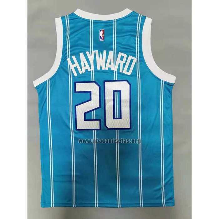 Camiseta Charlotte Hornets Gordon Hayward NO 20 Icon 2020-21 Verde